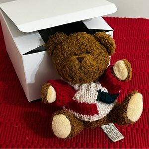Hugfun bear w gift box - new, vintage